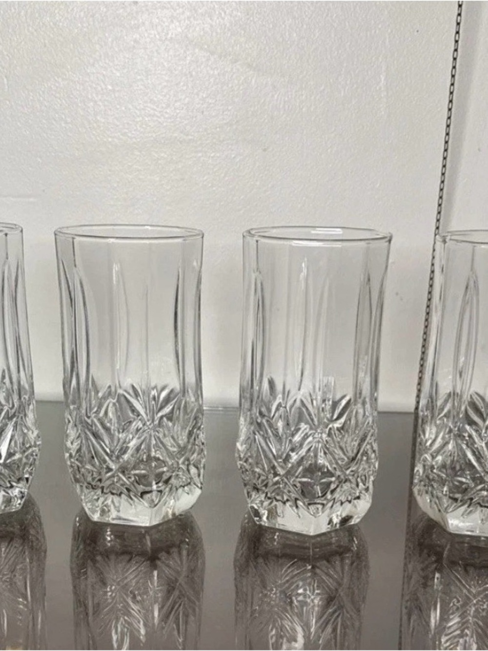 Martha Stewart Butterfly Ice Tea Tumbler Glasses Set Of 4